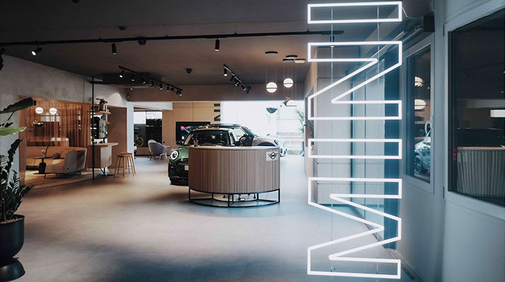 Vediamo l'interno di un Partner MINI Roma